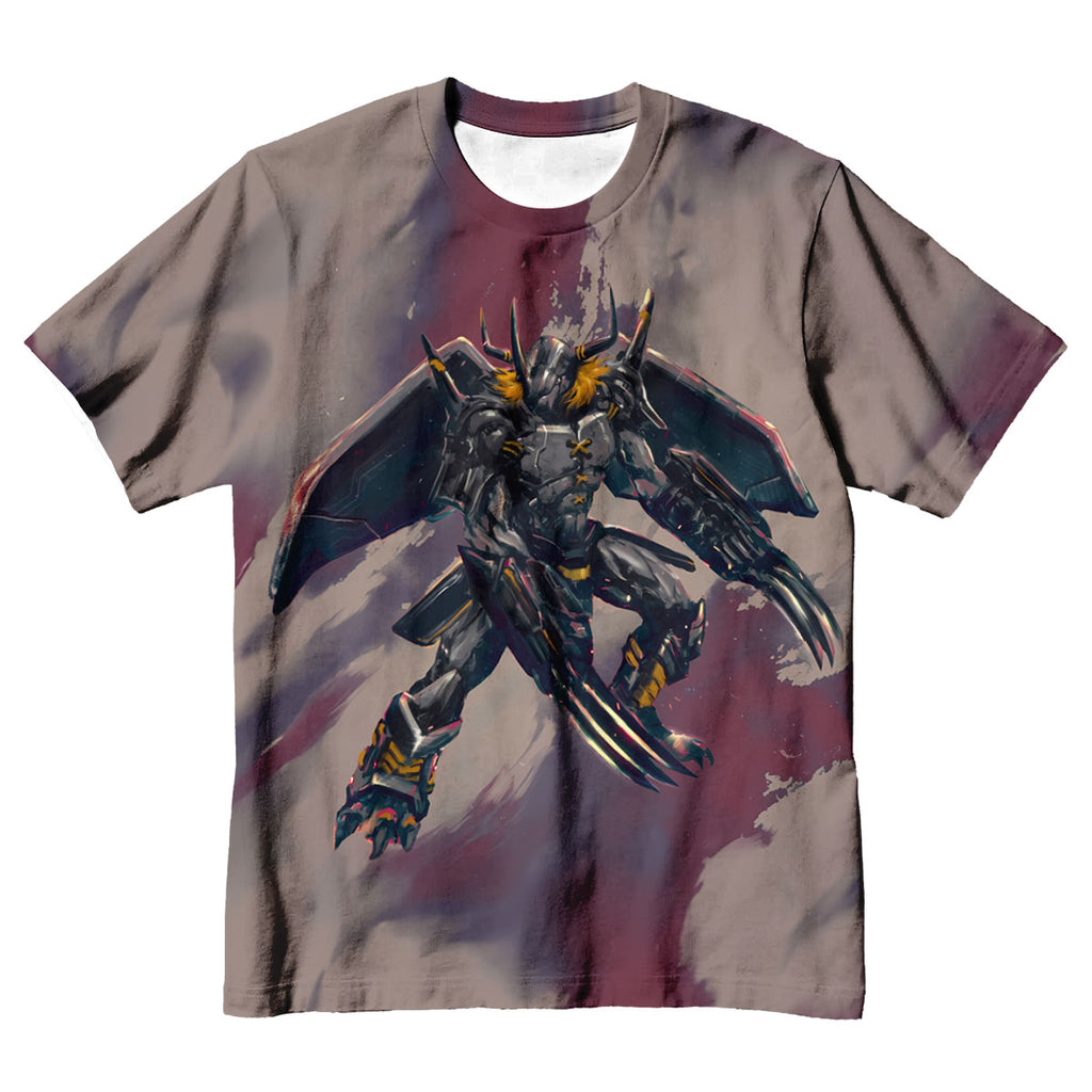 Digimon Adventure Wargreymon Flying Through Dark Skies Anime Apparel