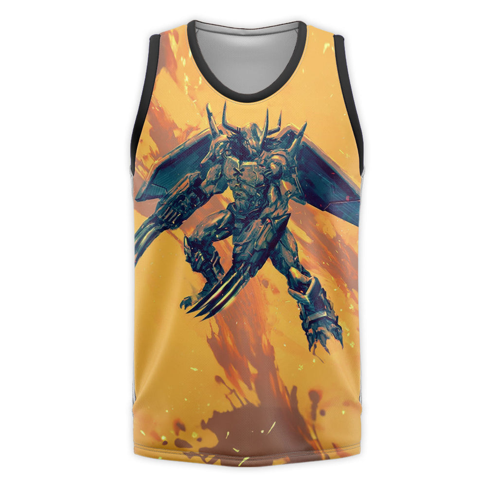 Digimon Adventure Wargreymon Flying With Orange Energy Anime Apparel