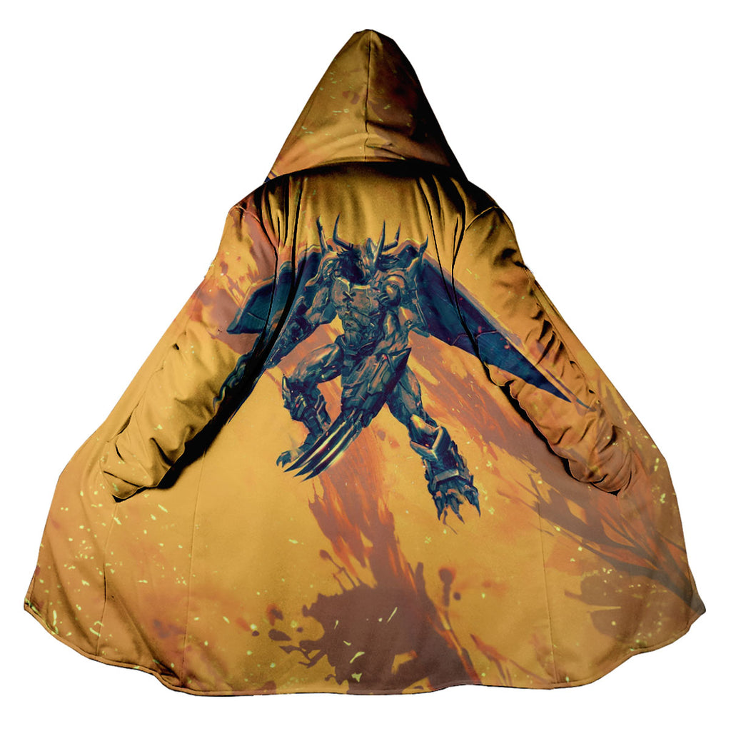 Digimon Adventure Wargreymon Flying With Orange Energy Anime Apparel