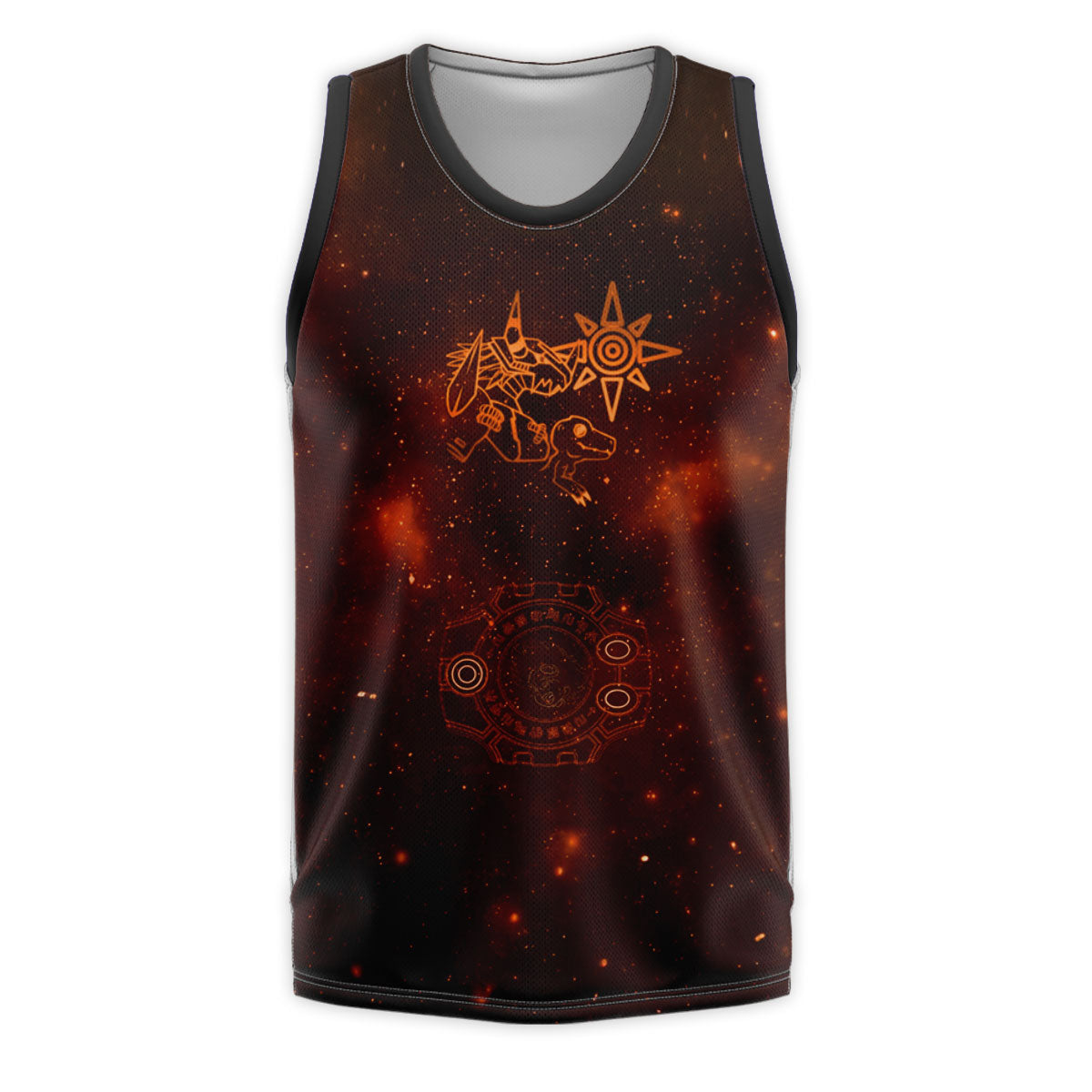 Digimon Adventure Wargreymon Space Battle Courage Emblem Anime Apparel