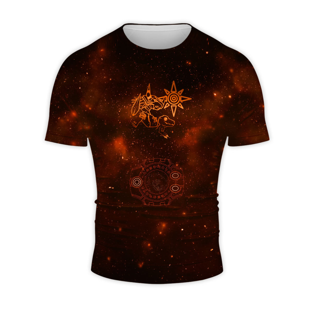 Digimon Adventure Wargreymon Space Battle Courage Emblem Anime Apparel