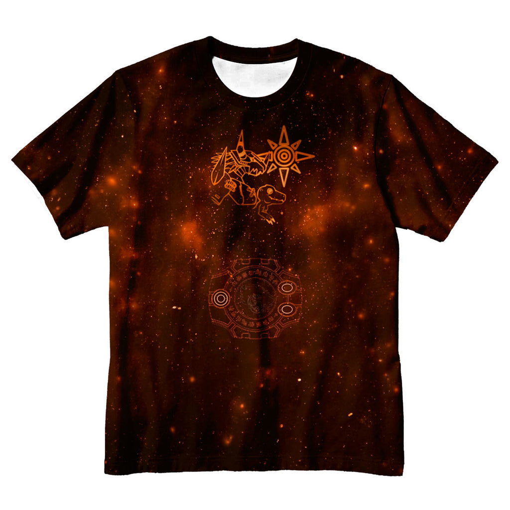 Digimon Adventure Wargreymon Space Battle Courage Emblem Anime Apparel