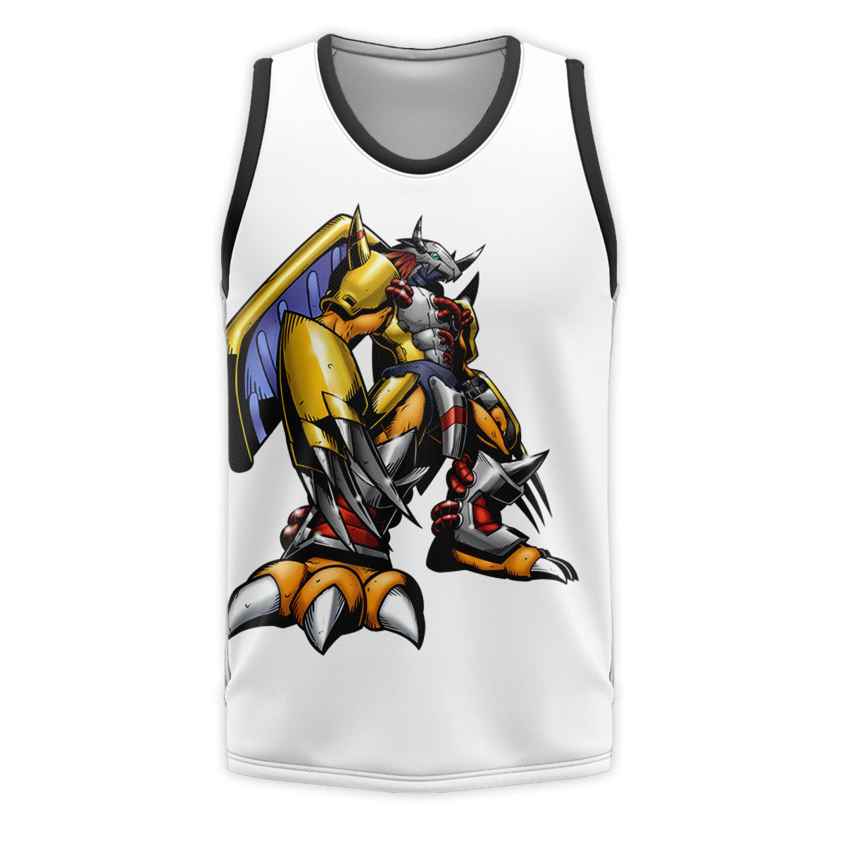 Digimon Adventure Wargreymon Standing In Colored Battle Armor Statue Anime Apparel