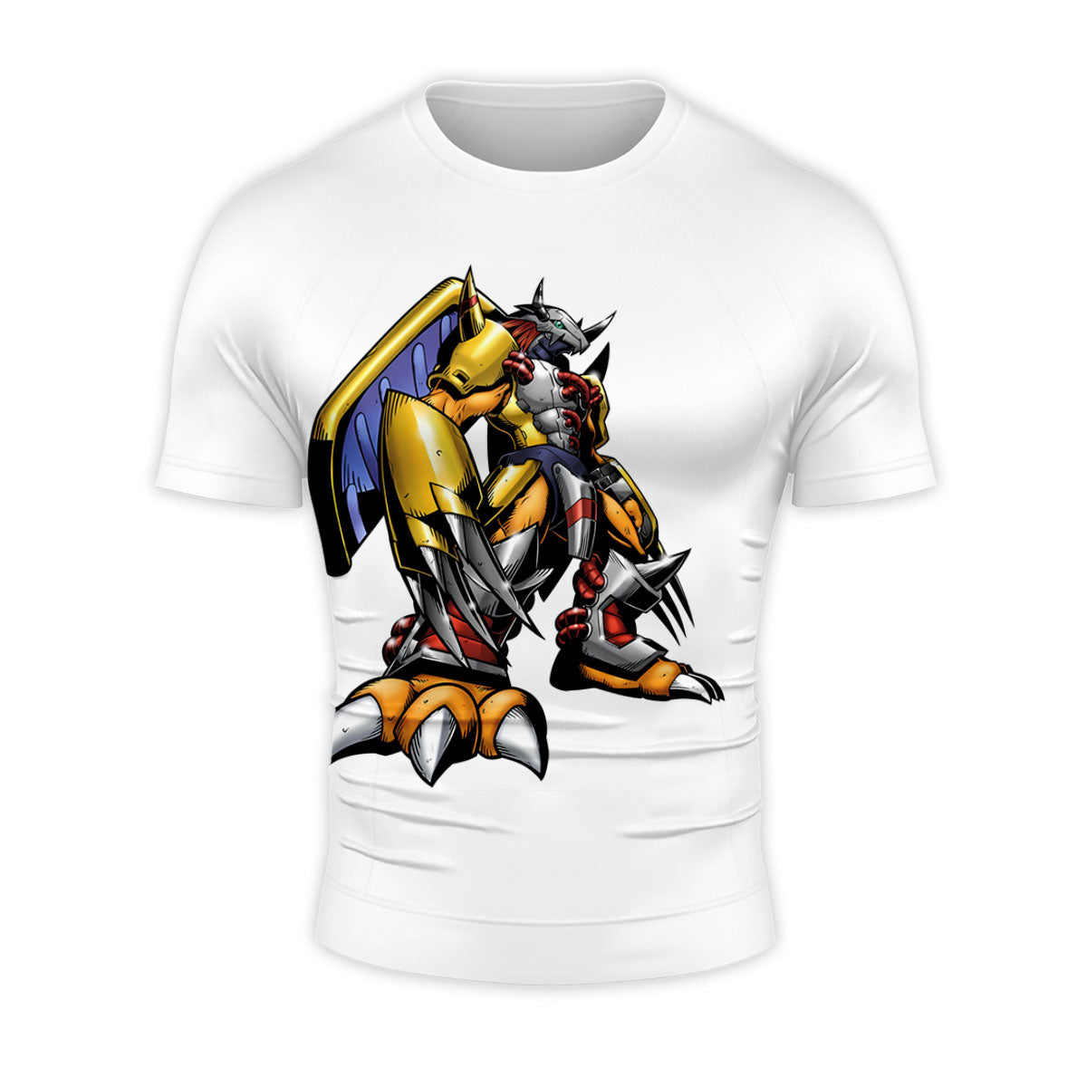 Digimon Adventure Wargreymon Standing In Colored Battle Armor Statue Anime Apparel
