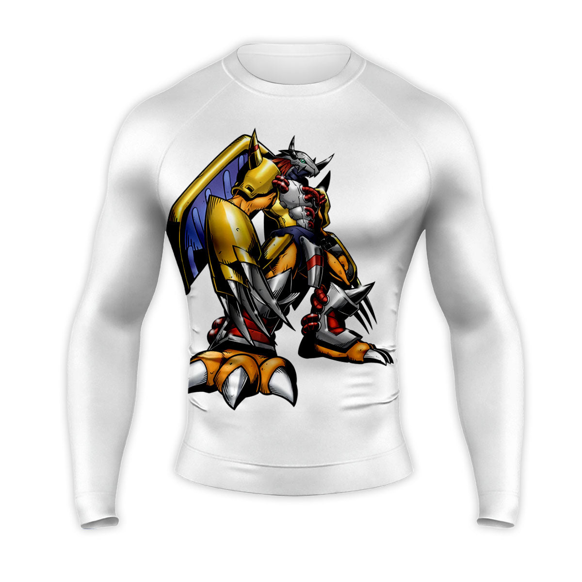 Digimon Adventure Wargreymon Standing In Colored Battle Armor Statue Anime Apparel