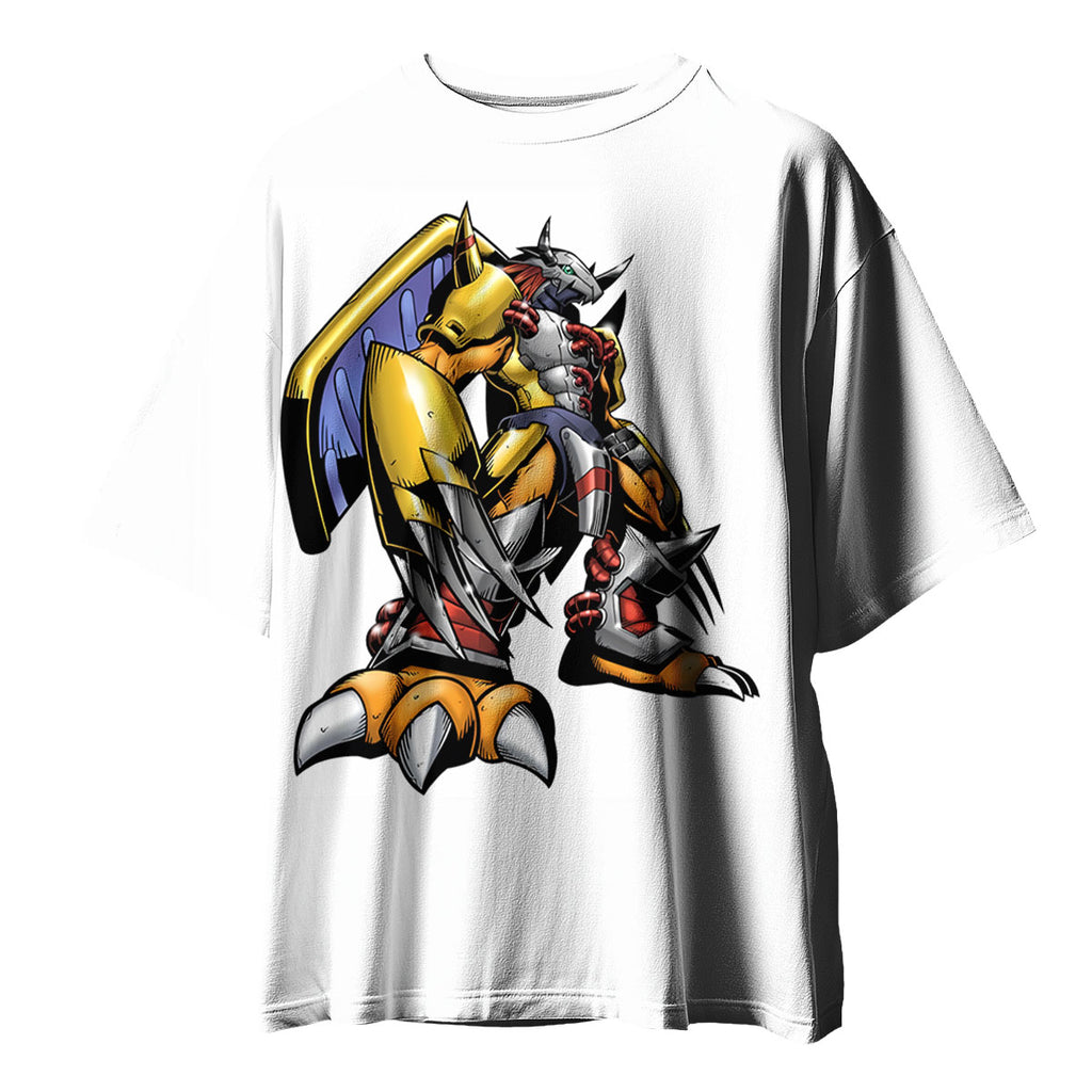 Digimon Adventure Wargreymon Standing In Colored Battle Armor Statue Anime Apparel