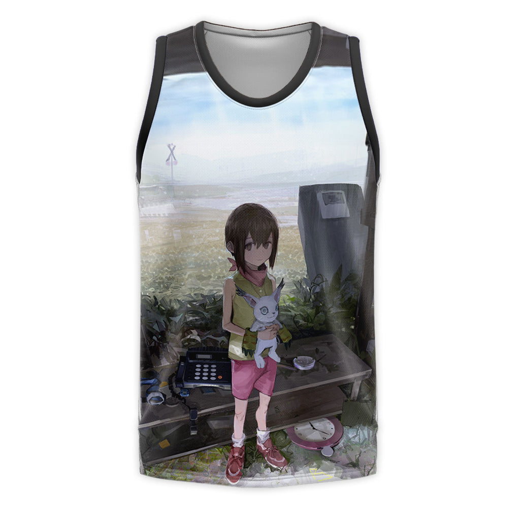 Digimon Adventure Yagami Hikari Holding Tailmon In Battle Anime Apparel