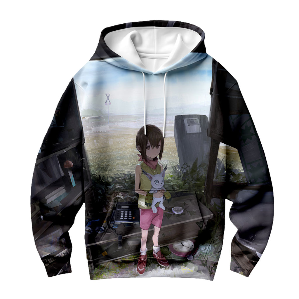 Digimon Adventure Yagami Hikari Holding Tailmon In Battle Anime Apparel