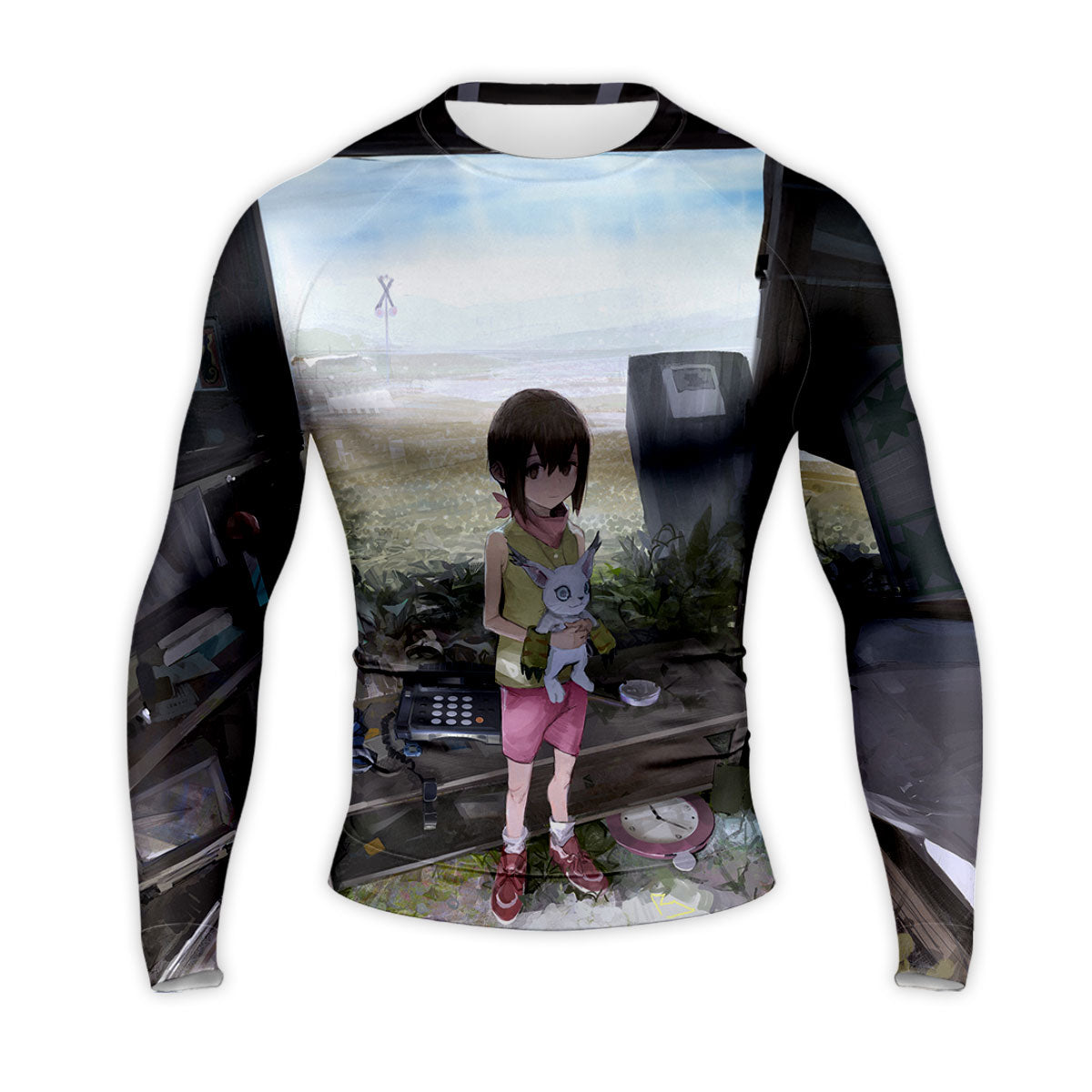 Digimon Adventure Yagami Hikari Holding Tailmon In Battle Anime Apparel