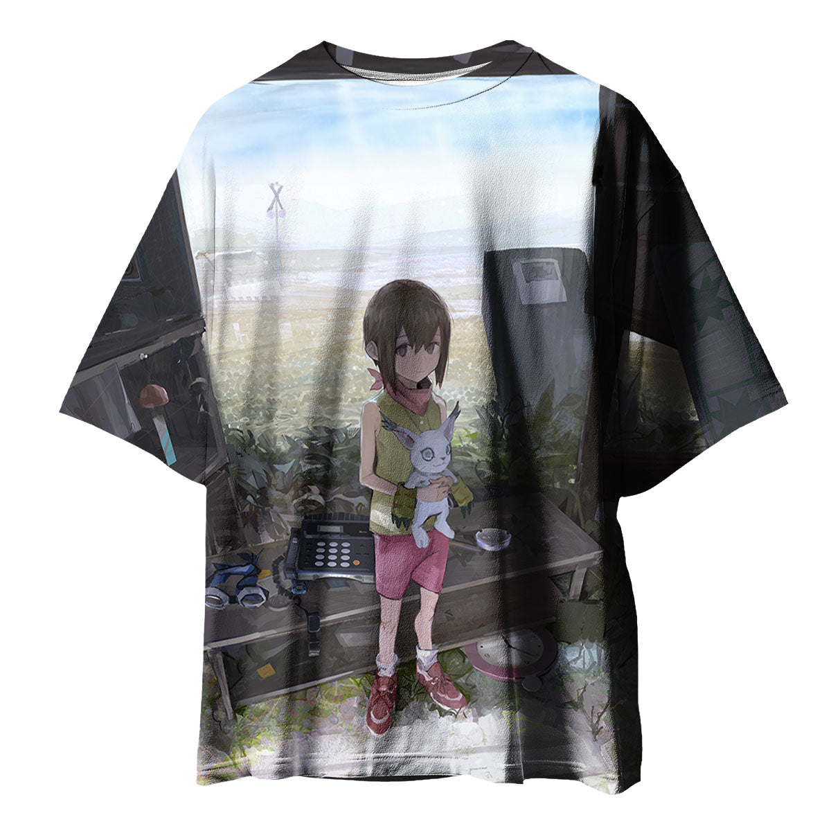 Digimon Adventure Yagami Hikari Holding Tailmon In Battle Anime Apparel