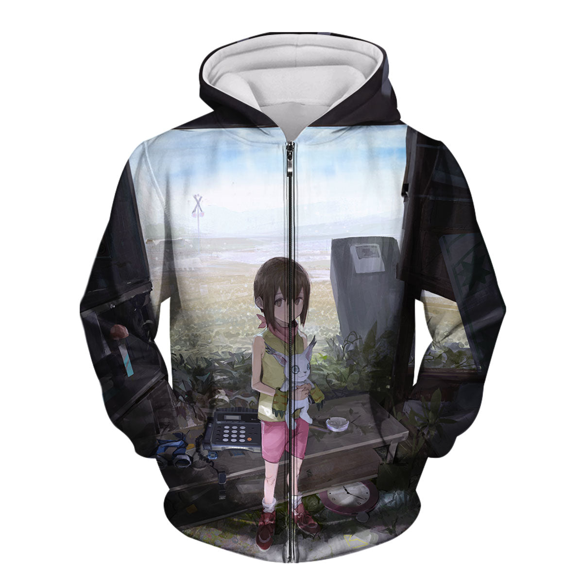 Digimon Adventure Yagami Hikari Holding Tailmon In Battle Anime Apparel