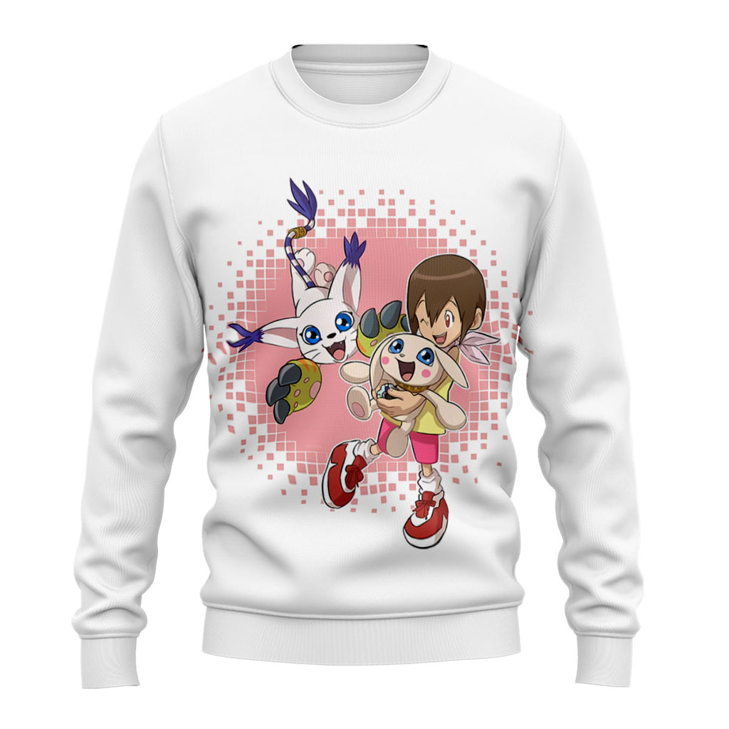 Digimon Adventure Yagami Hikari Partnered With Tailmon Anime Apparel