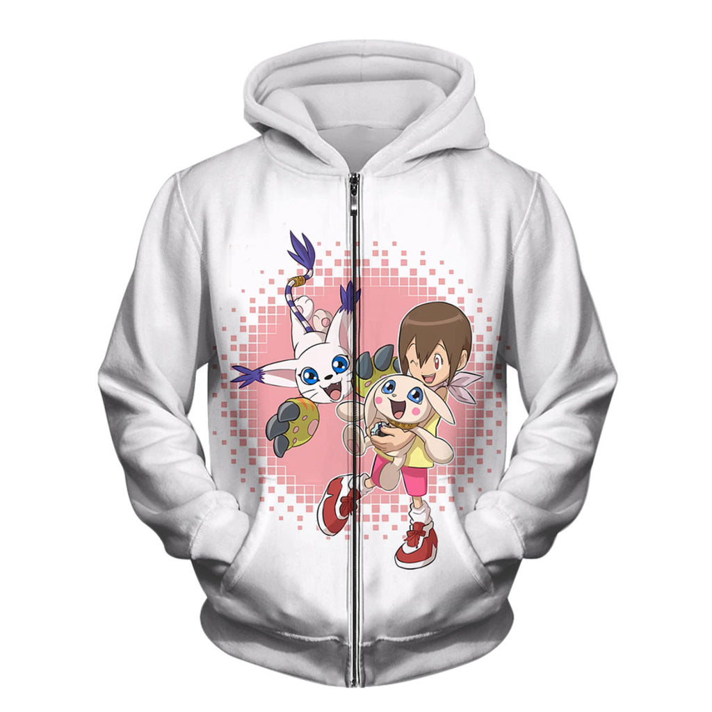 Digimon Adventure Yagami Hikari Partnered With Tailmon Anime Apparel