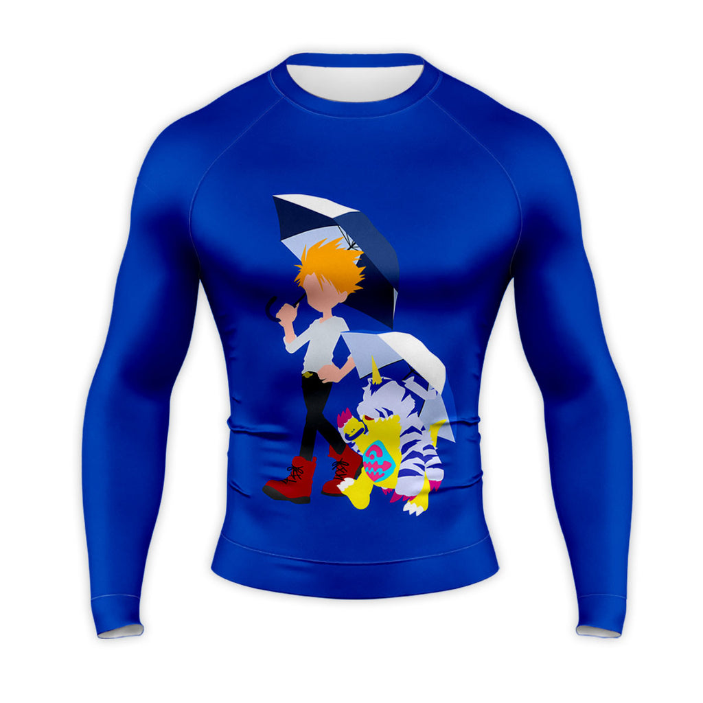 Digimon Adventure Yamato And Gabumon Traveling Together Anime Apparel