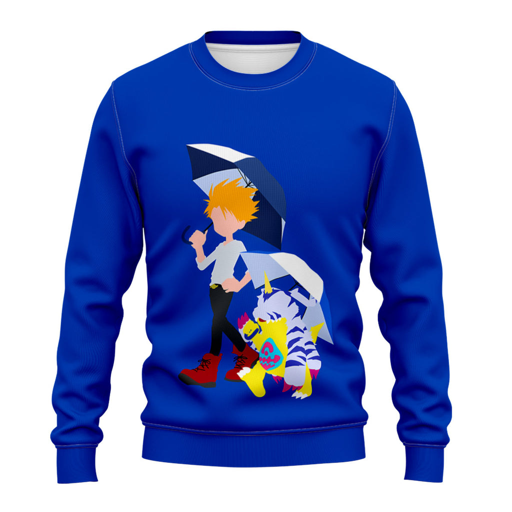 Digimon Adventure Yamato And Gabumon Traveling Together Anime Apparel