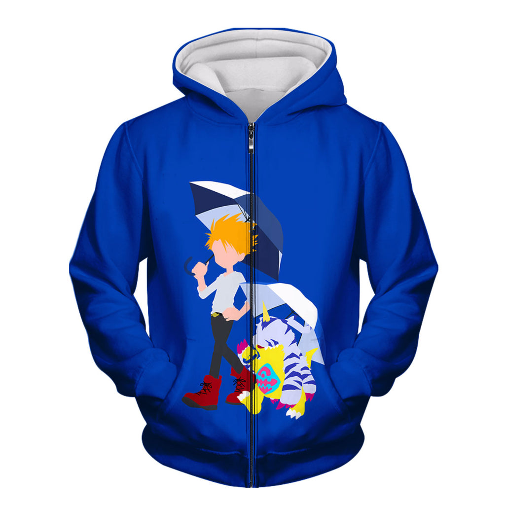 Digimon Adventure Yamato And Gabumon Traveling Together Anime Apparel