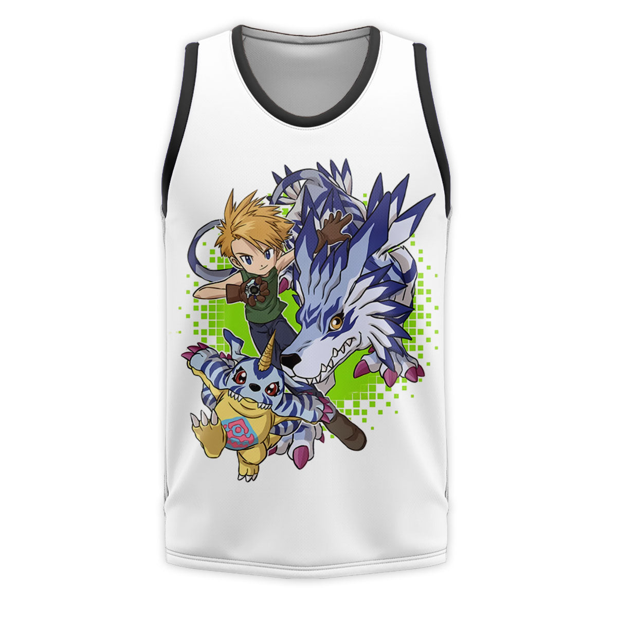 Digimon Adventure Yamato Ishida With Partner Gabumon Anime Apparel
