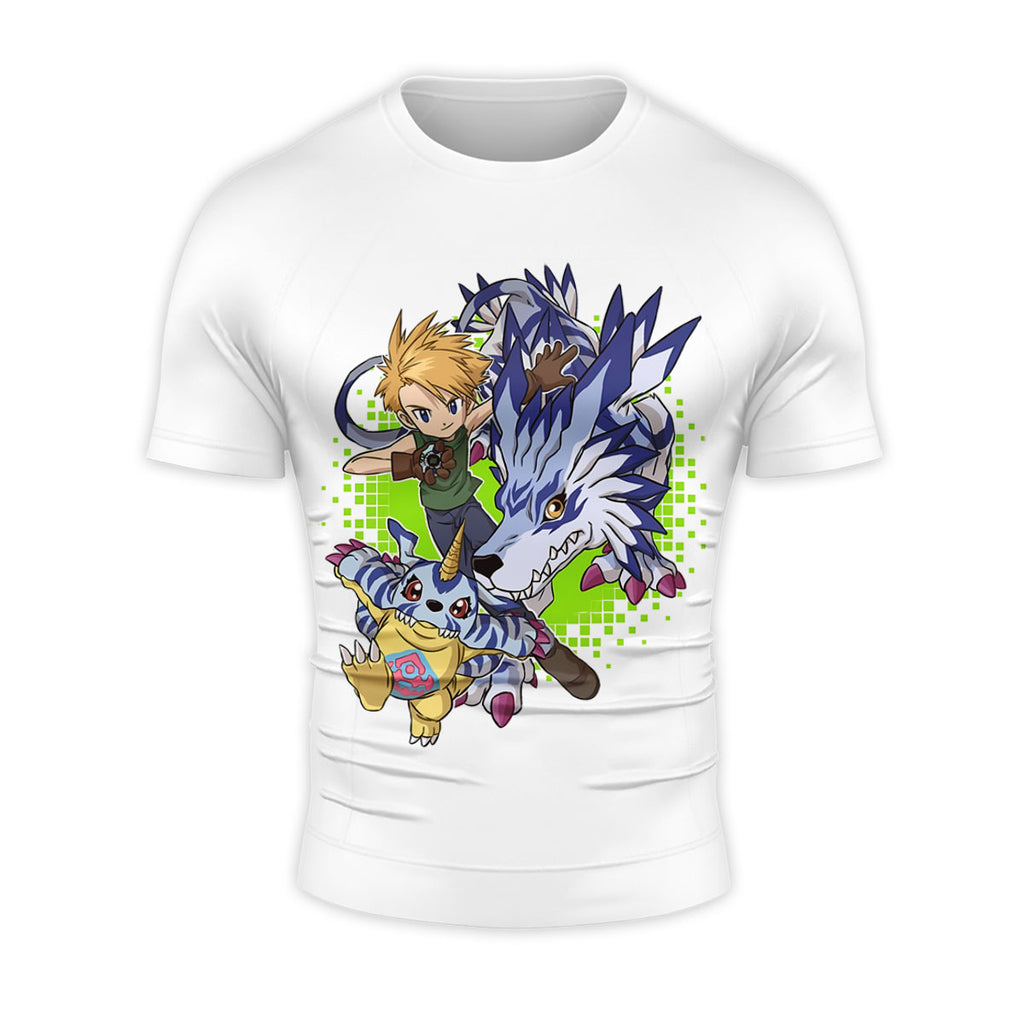 Digimon Adventure Yamato Ishida With Partner Gabumon Anime Apparel
