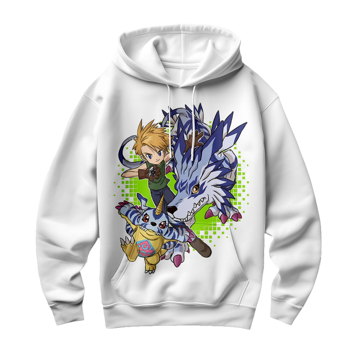 Digimon Adventure Yamato Ishida With Partner Gabumon Anime Apparel