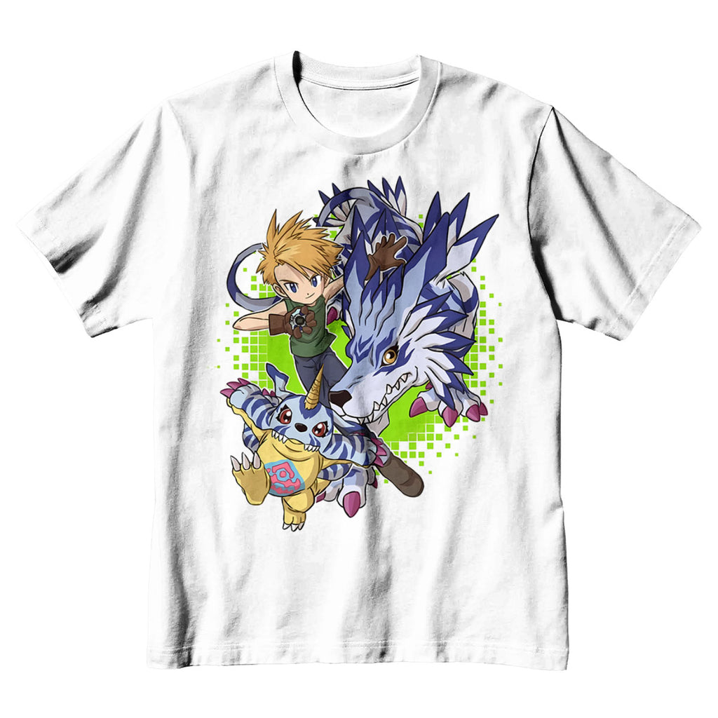 Digimon Adventure Yamato Ishida With Partner Gabumon Anime Apparel