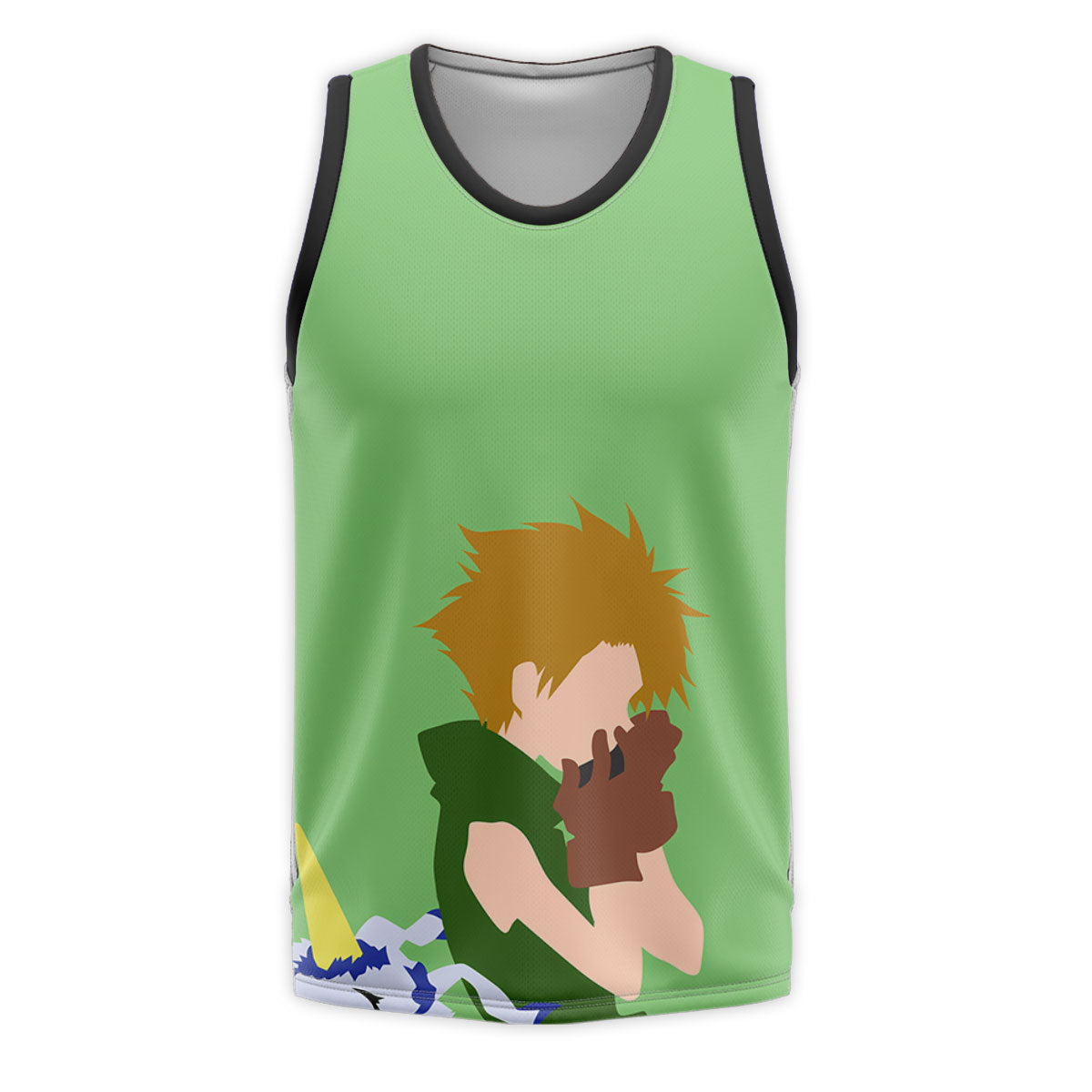 Digimon Adventure Yamato Playing Harmonica With Green Gabumon Anime Apparel