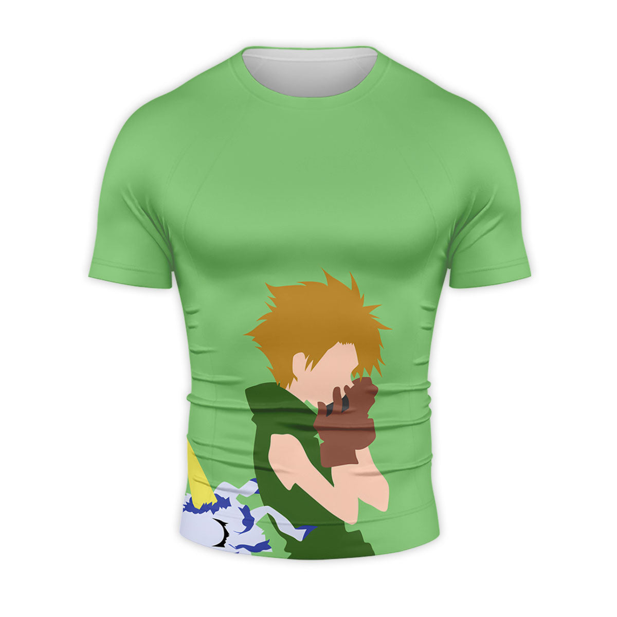Digimon Adventure Yamato Playing Harmonica With Green Gabumon Anime Apparel