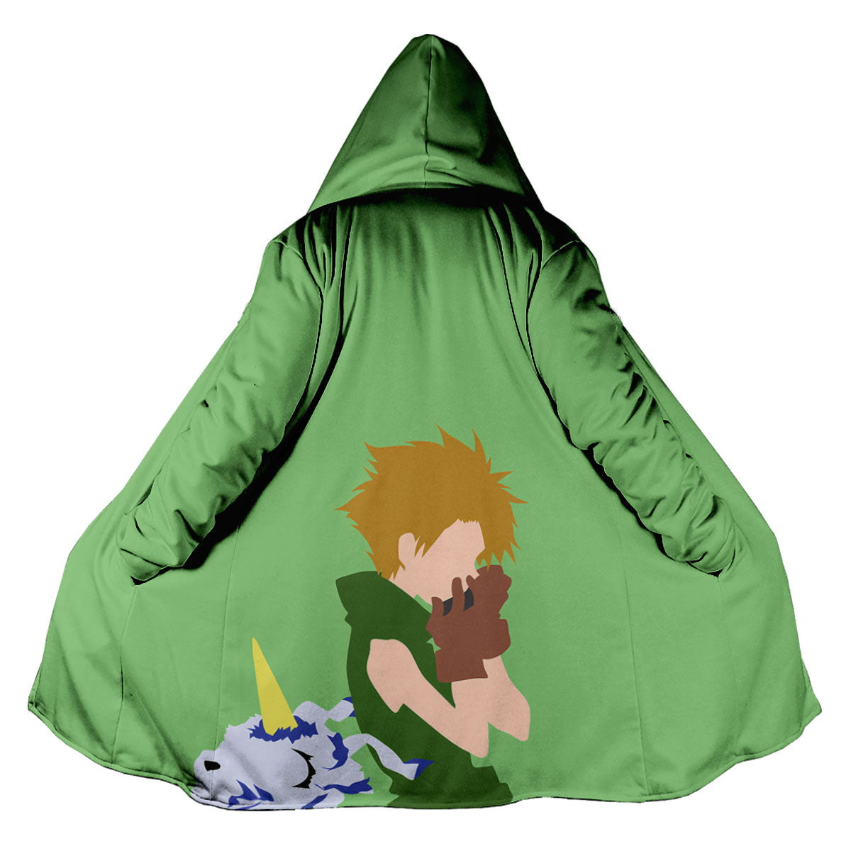 Digimon Adventure Yamato Playing Harmonica With Green Gabumon Anime Apparel