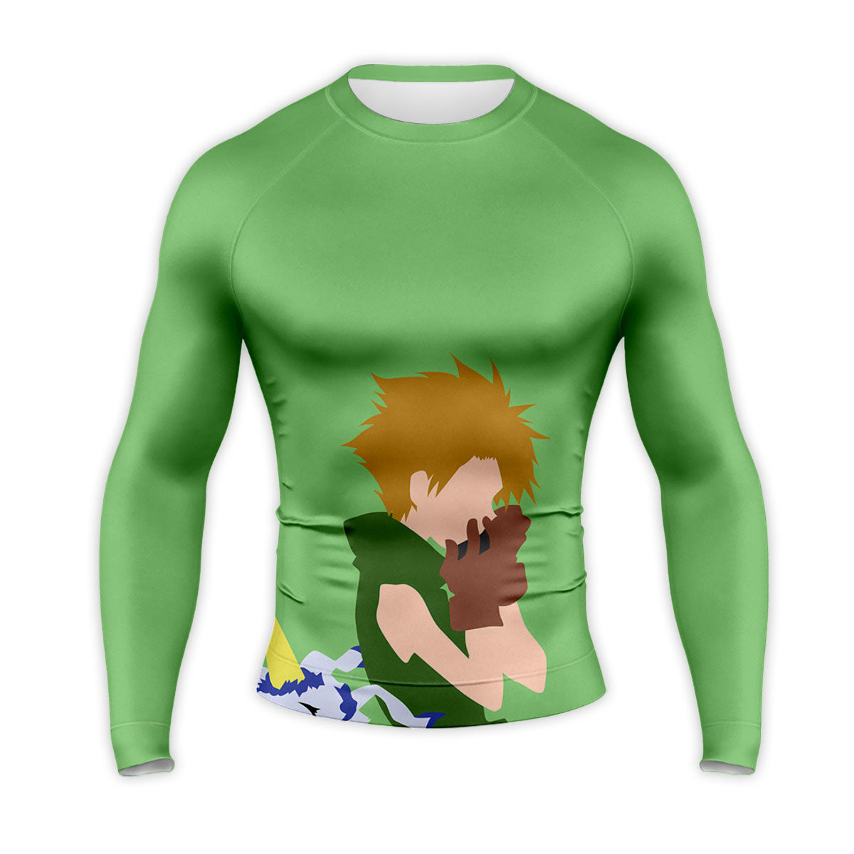 Digimon Adventure Yamato Playing Harmonica With Green Gabumon Anime Apparel