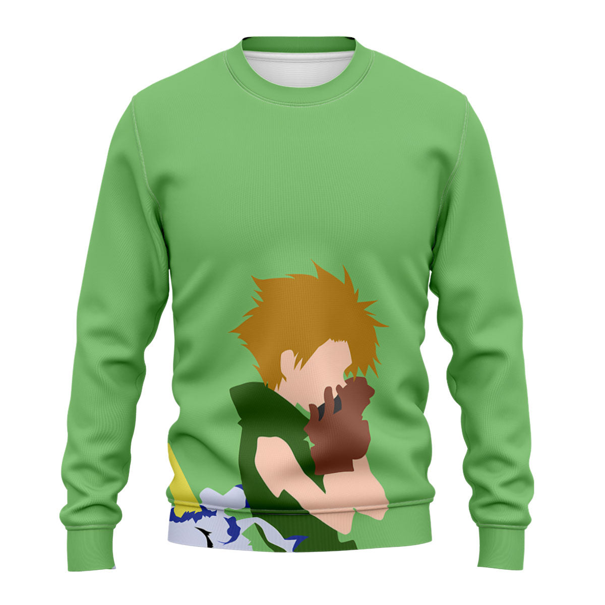 Digimon Adventure Yamato Playing Harmonica With Green Gabumon Anime Apparel