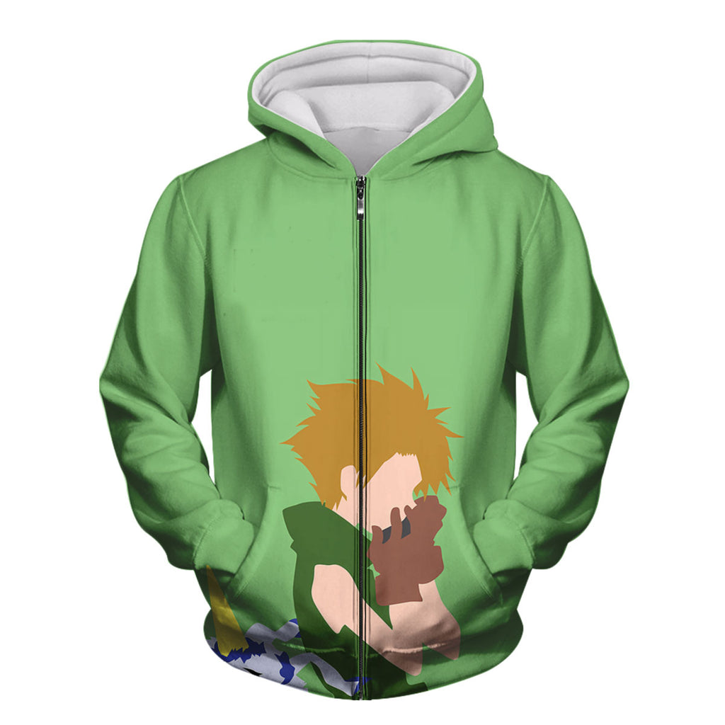 Digimon Adventure Yamato Playing Harmonica With Green Gabumon Anime Apparel