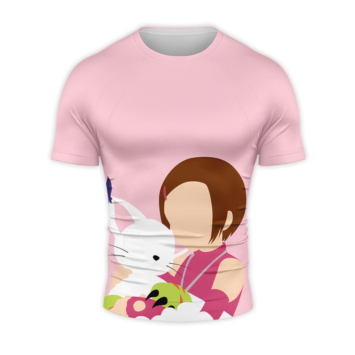 Digimon Adventure Young Hikari With Pink Tailmon Anime Apparel
