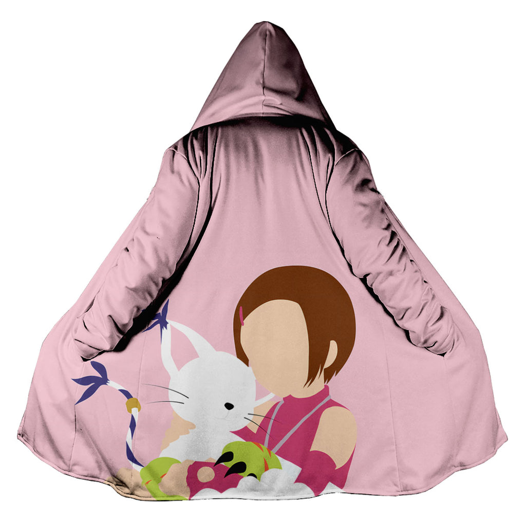 Digimon Adventure Young Hikari With Pink Tailmon Anime Apparel