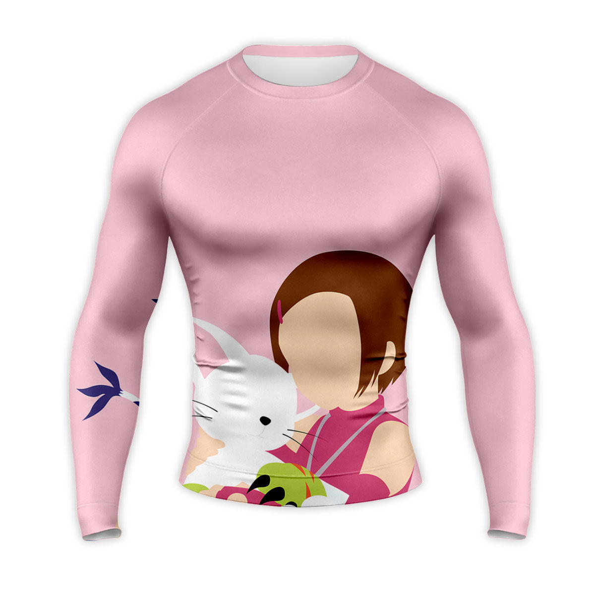 Digimon Adventure Young Hikari With Pink Tailmon Anime Apparel
