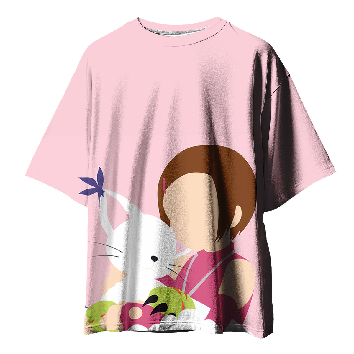 Digimon Adventure Young Hikari With Pink Tailmon Anime Apparel