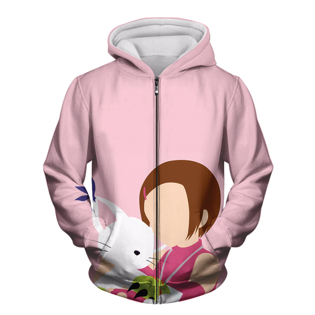 Digimon Adventure Young Hikari With Pink Tailmon Anime Apparel