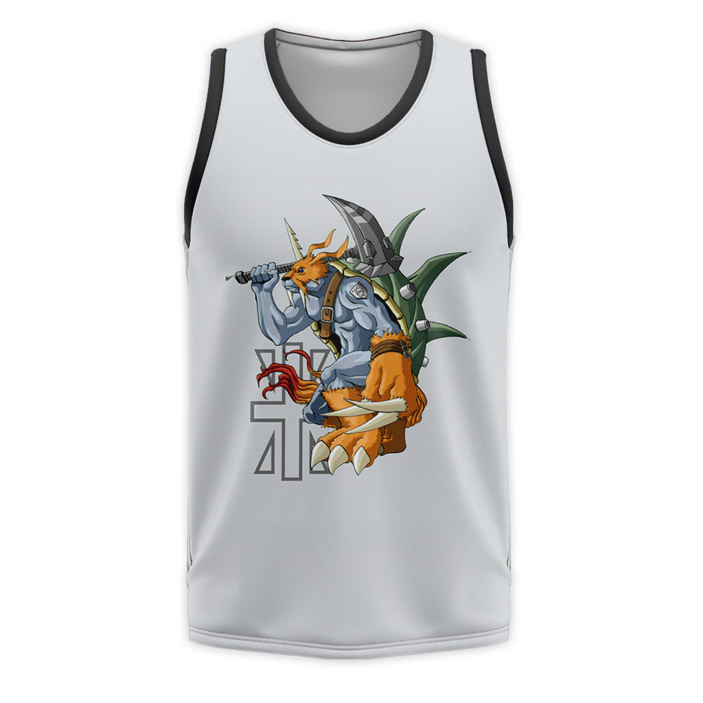 Digimon Adventure Zudomon Holding Thor's Hammer Anime Apparel