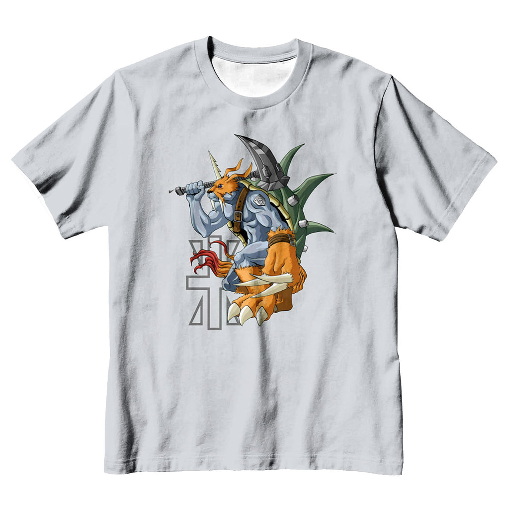 Digimon Adventure Zudomon Holding Thor's Hammer Anime Apparel