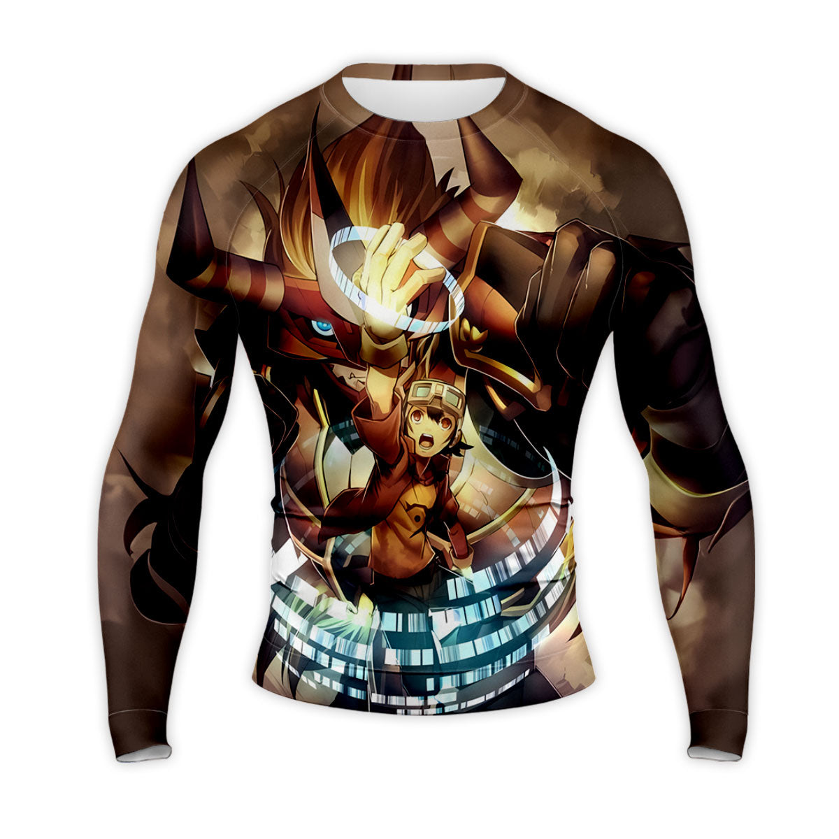 Digimon Frontier Spirit Evolution Fusion In Light Anime Apparel