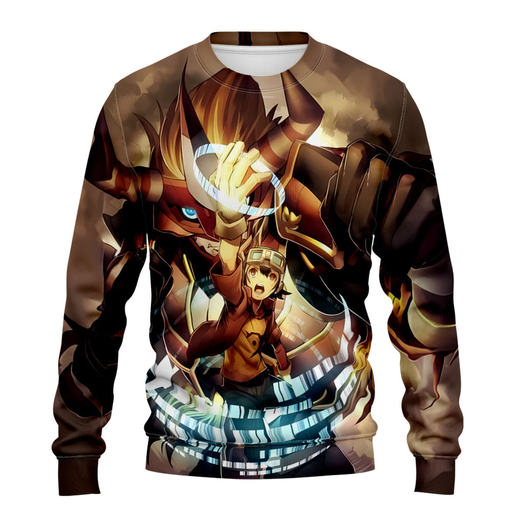 Digimon Frontier Spirit Evolution Fusion In Light Anime Apparel