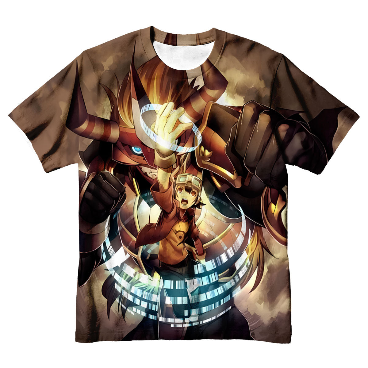 Digimon Frontier Spirit Evolution Fusion In Light Anime Apparel