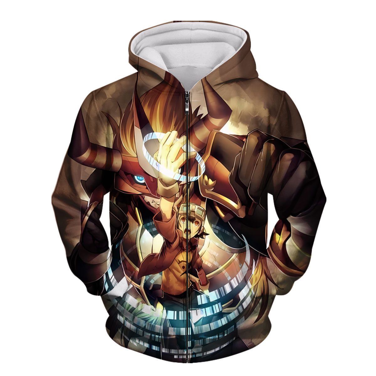 Digimon Frontier Spirit Evolution Fusion In Light Anime Apparel