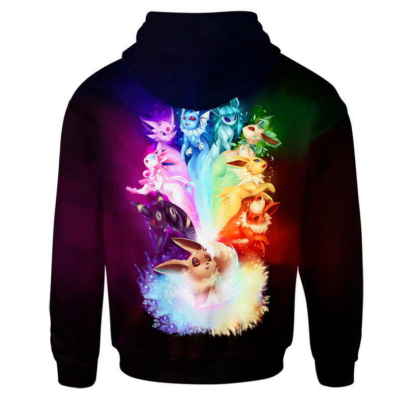 Eevee Rainbow Hoodie / T-Shirt