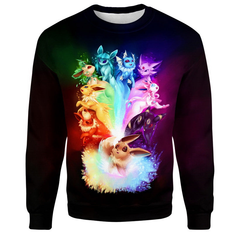Eevee Rainbow Hoodie / T-Shirt