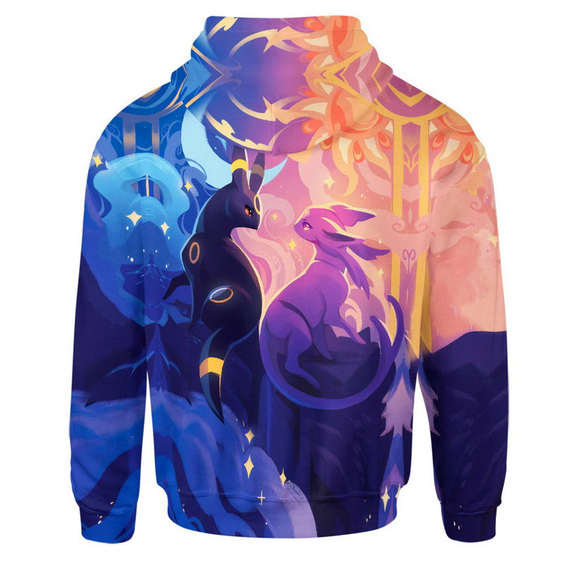 Espeon and Umbreon Hoodie / T-Shirt