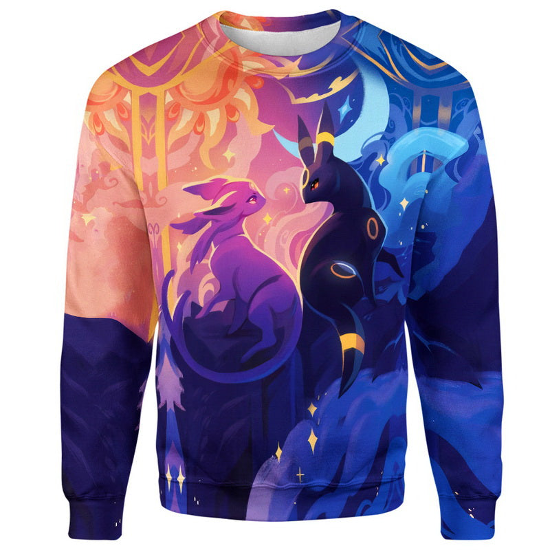 Espeon and Umbreon Hoodie / T-Shirt