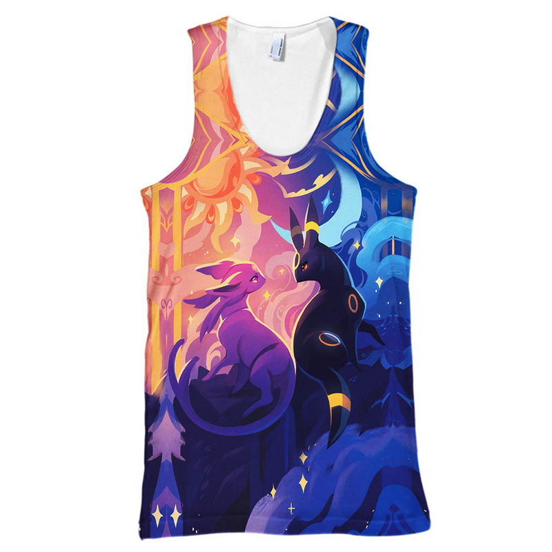 Espeon and Umbreon Hoodie / T-Shirt