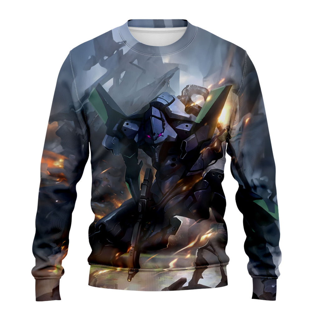 Eva 01 Battle Ready Stance Anime Apparel