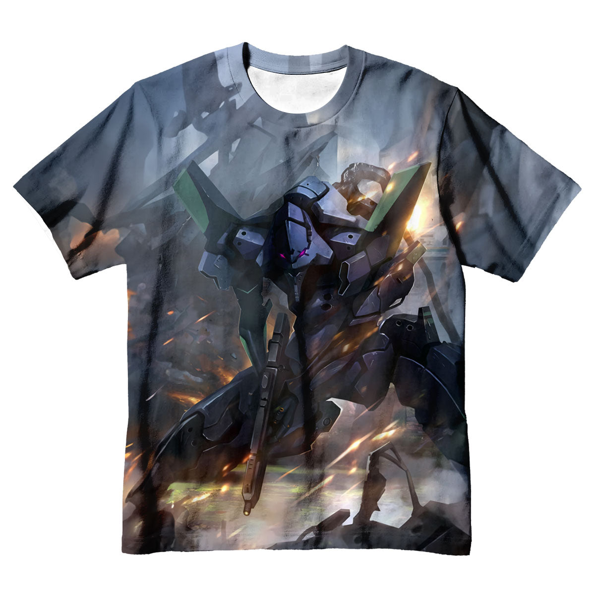 Eva 01 Battle Ready Stance Anime Apparel