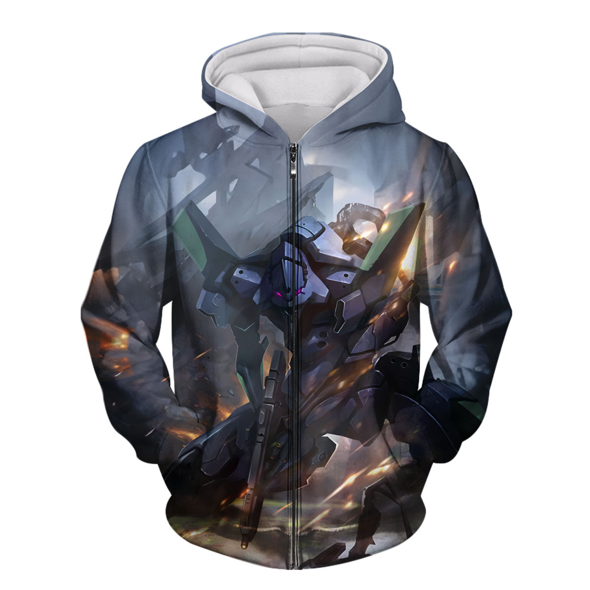 Eva 01 Battle Ready Stance Anime Apparel