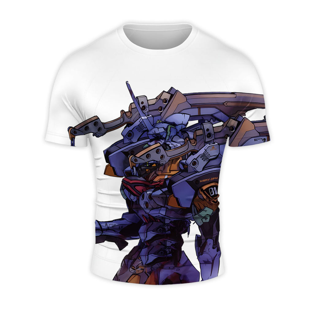 Eva-01 Mecha Dynamic Pose Anime Apparel